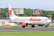 Malindo Air Boeing 737-8GP (9M-LNP) at  Denpasar/Bali - Ngurah Rai International, Indonesia