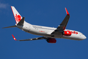 Malindo Air Boeing 737-8GP (9M-LNY) at  Perth, Australia