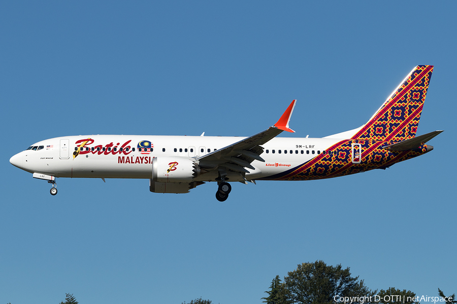 Batik Air Malaysia Boeing 737-8 MAX (9M-LRF) | Photo 179283