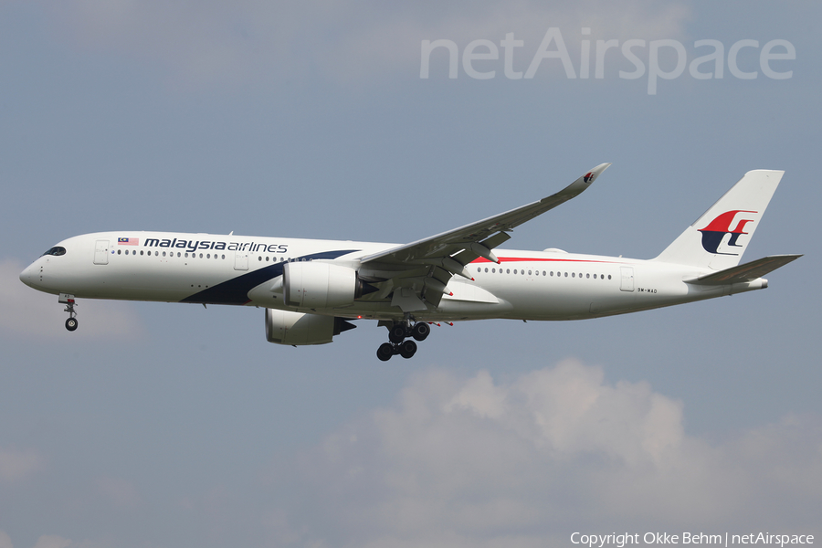 Malaysia Airlines Airbus A350-941 (9M-MAD) | Photo 335444
