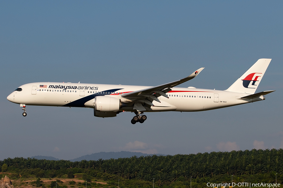 Malaysia Airlines Airbus A350-941 (9M-MAE) | Photo 284162