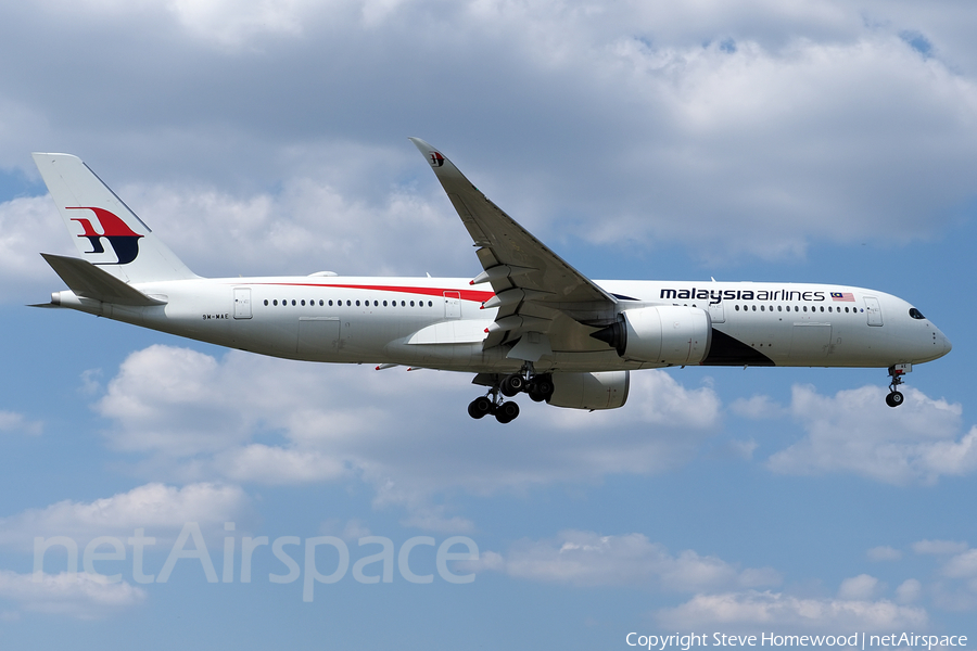 Malaysia Airlines Airbus A350-941 (9M-MAE) | Photo 670005