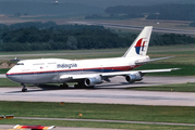 Malaysia Airlines Boeing 747-3H6 (9M-MHK) at  Zurich - Kloten, Switzerland