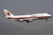 Malaysia Airlines Boeing 747-4H6(M) (9M-MHM) at  Hong Kong - Kai Tak International (closed), Hong Kong