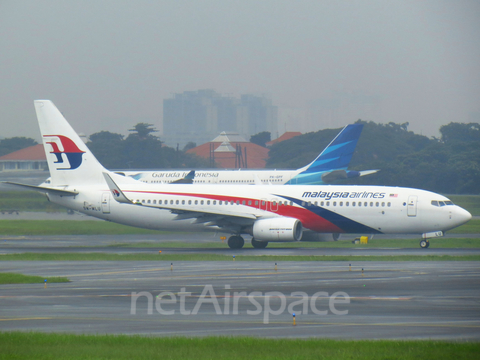 Malaysia Airlines Boeing 737-8H6 (9M-MLU) at  Jakarta - Soekarno-Hatta International, Indonesia