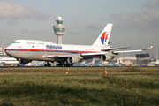 Malaysia Airlines Boeing 747-4H6 (9M-MPE) at  Amsterdam - Schiphol, Netherlands