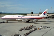 Malaysia Airlines Boeing 747-4H6 (9M-MPH) at  Zurich - Kloten, Switzerland