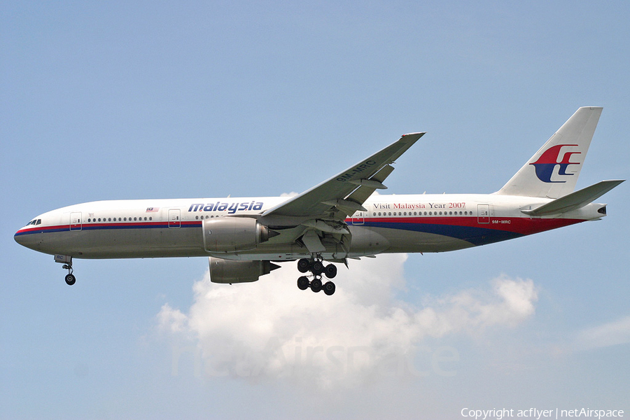Malaysia Airlines Boeing 777-2H6(ER) (9M-MRC) | Photo 367039