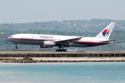 Malaysia Airlines Boeing 777-2H6(ER) (9M-MRH) at  Denpasar/Bali - Ngurah Rai International, Indonesia