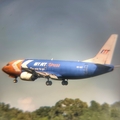 My Jet Xpress Boeing 737-3S3(SF) (9M-NEF) at  Balikpapan Sepinggan - International, Indonesia