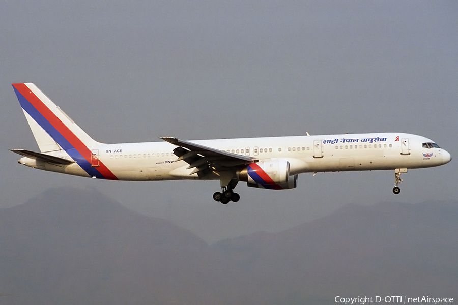 Royal Nepal Airlines Boeing 757-2F8(M) (9N-ACB) | Photo 158024