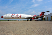 flyCAA Fokker 100 (9Q-CHO) at  Maastricht-Aachen, Netherlands