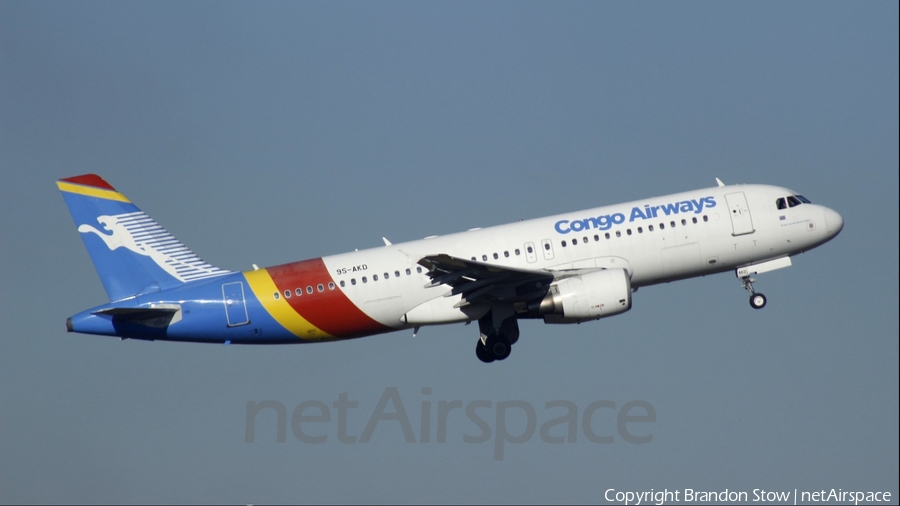 Congo Airways Airbus A320-216 (9S-AKD) | Photo 309829