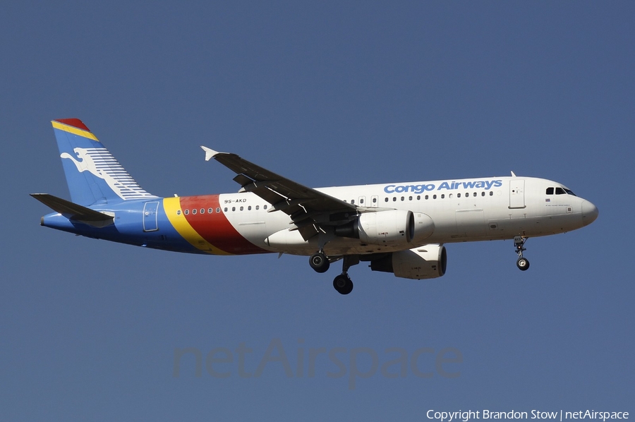 Congo Airways Airbus A320-216 (9S-AKD) | Photo 316390
