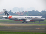 Jetstar Asia Airways Airbus A320-232 (9V-JSK) at  Palembang - Sultan Mahmud Badaruddin II International, Indonesia