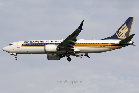 SilkAir Boeing 737-8 MAX (9V-MBB) at  Singapore - Changi, Singapore