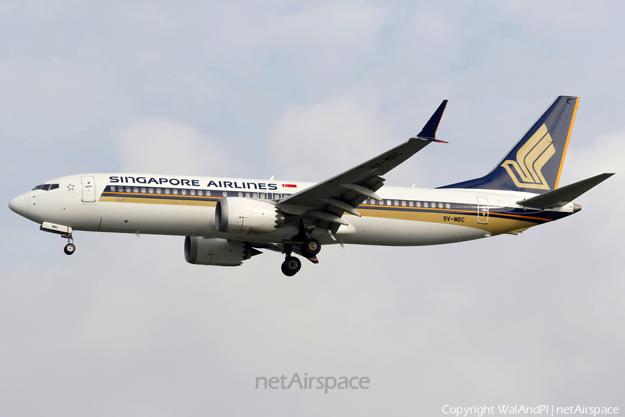 Singapore Airlines Boeing 737-8 MAX (9V-MBC) | Photo 616181