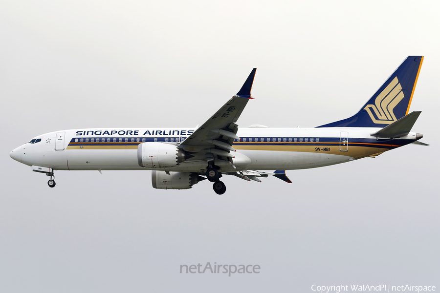 Singapore Airlines Boeing 737-8 MAX (9V-MBI) | Photo 618122