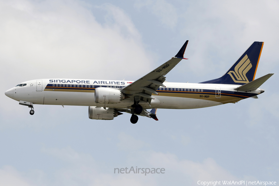 Singapore Airlines Boeing 737-8 MAX (9V-MBP) | Photo 616182