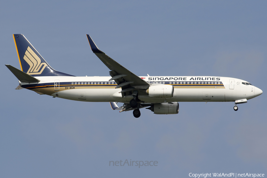 Singapore Airlines Boeing 737-8SA (9V-MGM) | Photo 616299