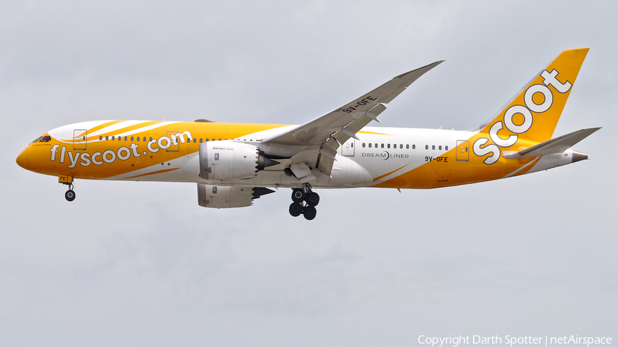 Scoot Boeing 787-8 Dreamliner (9V-OFE) | Photo 307584