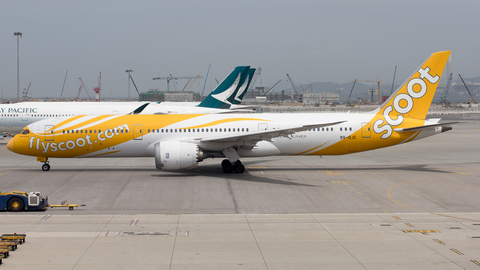 Scoot Boeing 787-9 Dreamliner (9V-OJC) at  Hong Kong - Chek Lap Kok International, Hong Kong