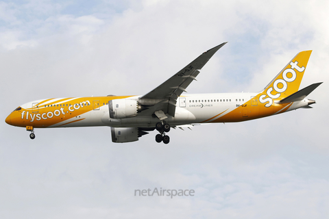 Scoot Boeing 787-9 Dreamliner (9V-OJF) at  Singapore - Changi, Singapore