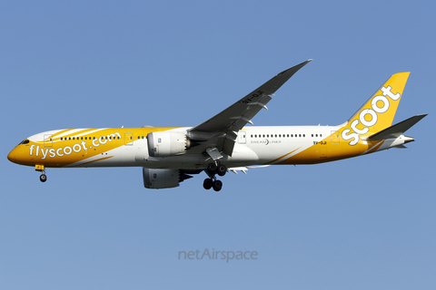 Scoot Boeing 787-9 Dreamliner (9V-OJI) at  Singapore - Changi, Singapore