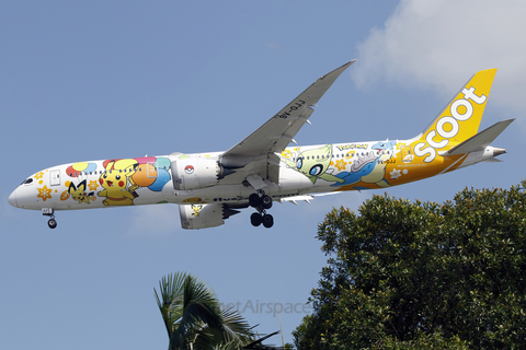 Scoot Boeing 787-9 Dreamliner (9V-OJJ) at  Singapore - Changi, Singapore