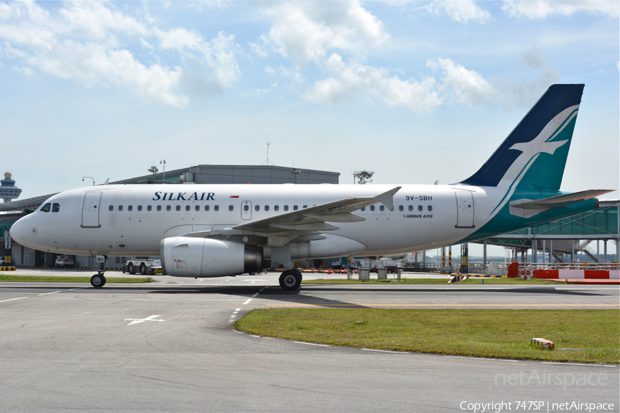 SilkAir Airbus A319-133 (9V-SBH) | Photo 39815