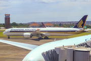 Singapore Airlines Boeing 787-10 Dreamliner (9V-SCC) at  Denpasar/Bali - Ngurah Rai International, Indonesia