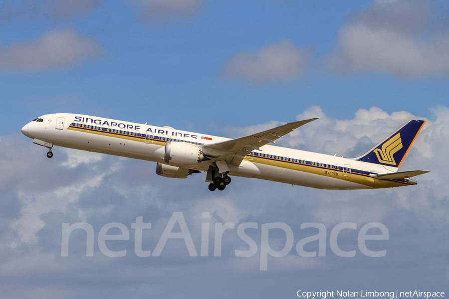 Singapore Airlines Boeing 787-10 Dreamliner (9V-SCD) | Photo 423658