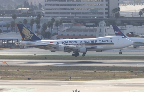 Singapore Airlines Cargo Boeing 747-412F (9V-SFI) at  Los Angeles - International, United States