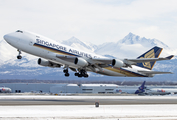 Singapore Airlines Cargo Boeing 747-412F (9V-SFM) at  Anchorage - Ted Stevens International, United States