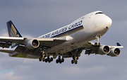 Singapore Airlines Cargo Boeing 747-412F (9V-SFO) at  London - Heathrow, United Kingdom