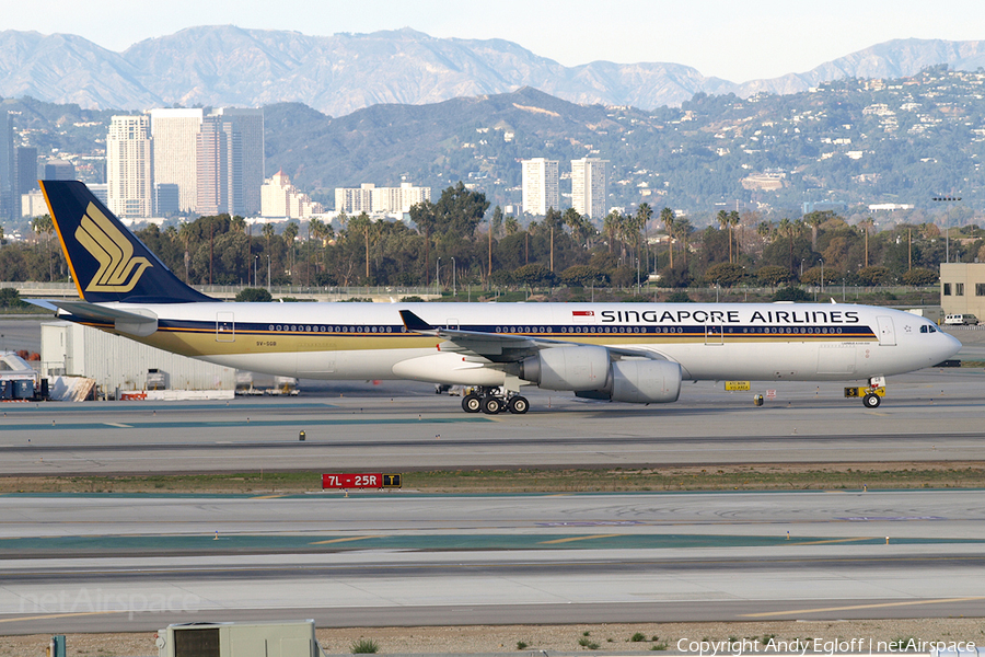 Singapore Airlines Airbus A340-541 (9V-SGB) | Photo 225763