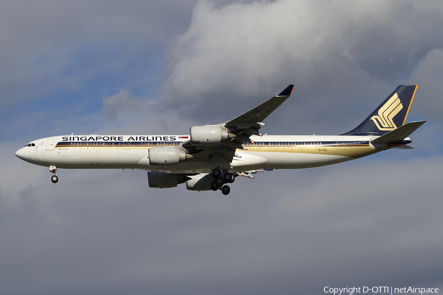 Singapore Airlines Airbus A340-541 (9V-SGC) | Photo 386559