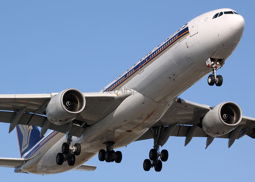 Singapore Airlines Airbus A340-541 (9V-SGC) at  Los Angeles - International, United States