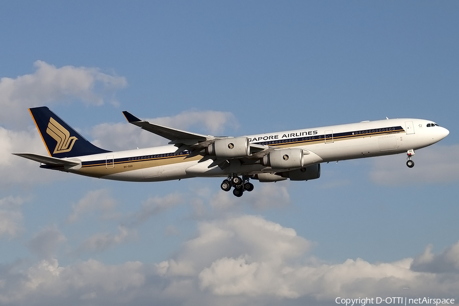 Singapore Airlines Airbus A340-541 (9V-SGD) | Photo 177451