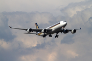 Singapore Airlines Airbus A340-541 (9V-SGD) at  Newark - Liberty International, United States