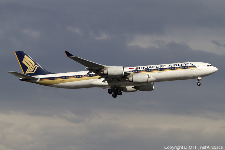 Singapore Airlines Airbus A340-541 (9V-SGD) | Photo 386447