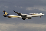 Singapore Airlines Airbus A340-541 (9V-SGD) at  Newark - Liberty International, United States