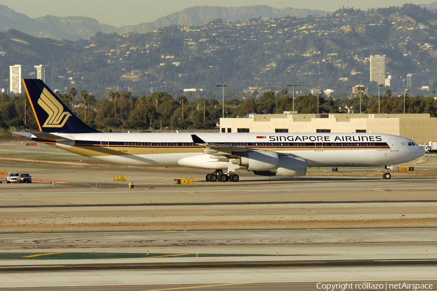 Singapore Airlines Airbus A340-541 (9V-SGD) | Photo 13063