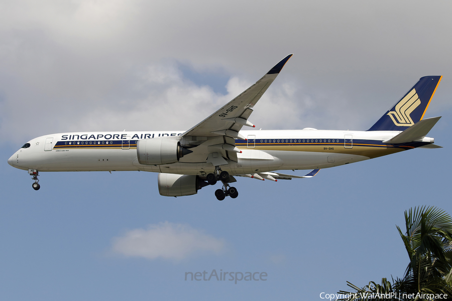 Singapore Airlines Airbus A350-941 (9V-SHS) | Photo 615264