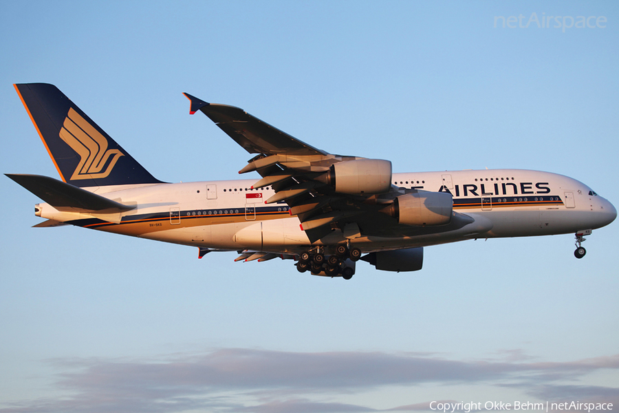 Singapore Airlines Airbus A380-841 (9V-SKG) | Photo 39725
