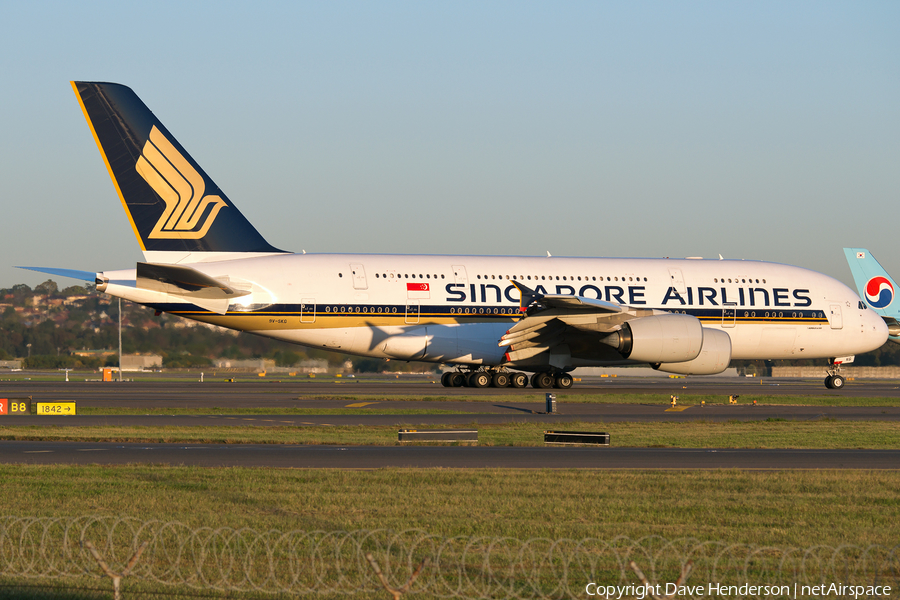 Singapore Airlines Airbus A380-841 (9V-SKG) | Photo 60016