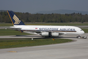 Singapore Airlines Airbus A380-841 (9V-SKJ) at  Zurich - Kloten, Switzerland