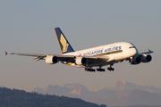 Singapore Airlines Airbus A380-841 (9V-SKR) at  Zurich - Kloten, Switzerland