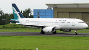 SilkAir Airbus A320-233 (9V-SLQ) at  Bandung - Husein Sastranegara International, Indonesia