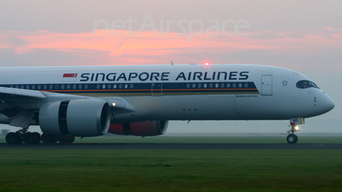 Singapore Airlines Airbus A350-941 (9V-SMD) at  Amsterdam - Schiphol, Netherlands